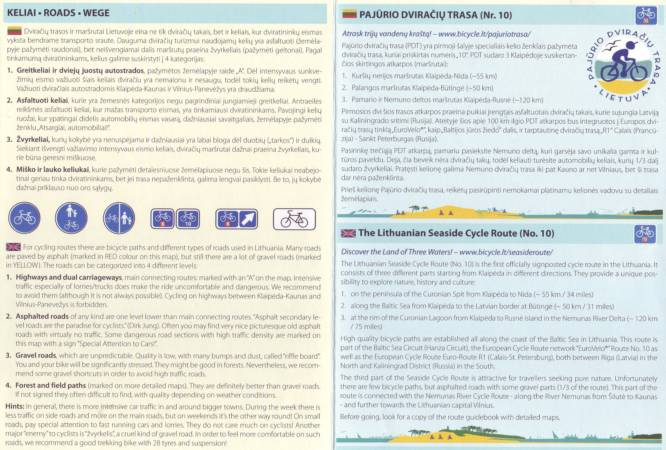 map of lithuania with cities. Cycle route map of Lithuania