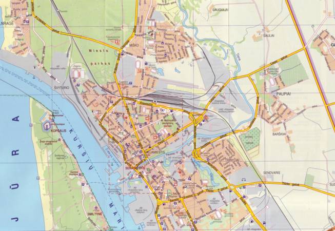 Maps - City maps, atlases - Klaipėda. Neringa