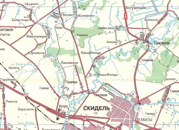 Карта мосты гродненская область