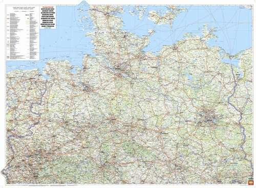 Maps - Road maps, atlases - Germany North