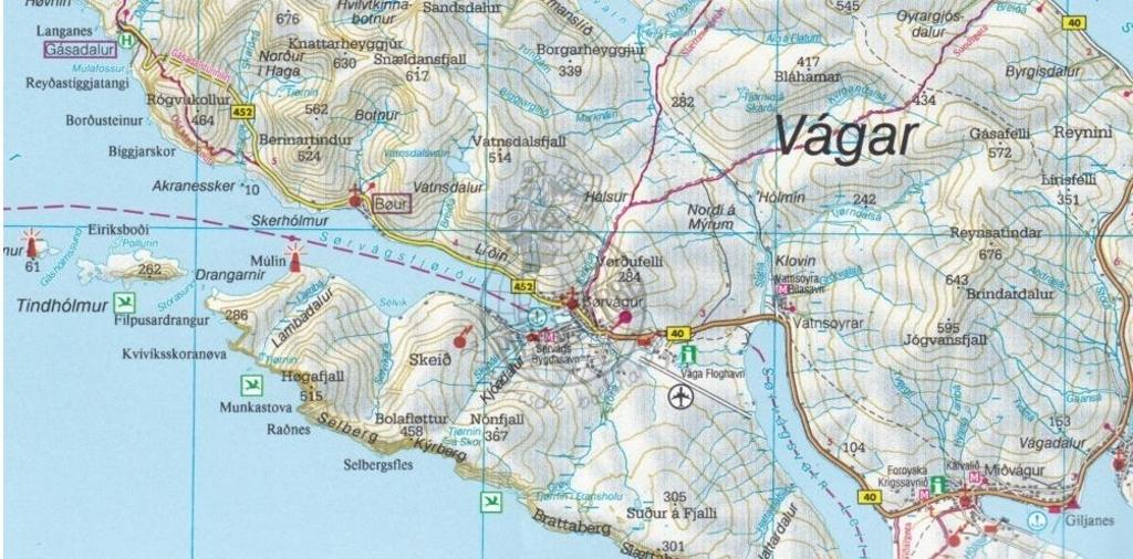 Maps Road Maps Atlases Faroe Islands