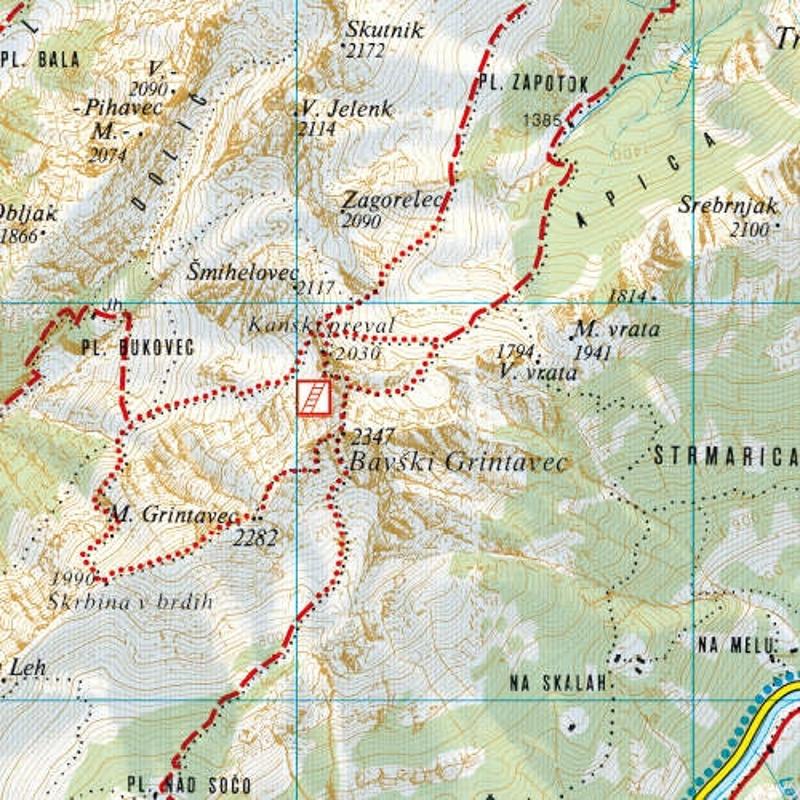 Maps - Tourism maps - (WK 5141) Nationalpark Triglav, Kranjska Gora ...