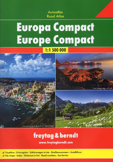 Europe Compact Road Atlas