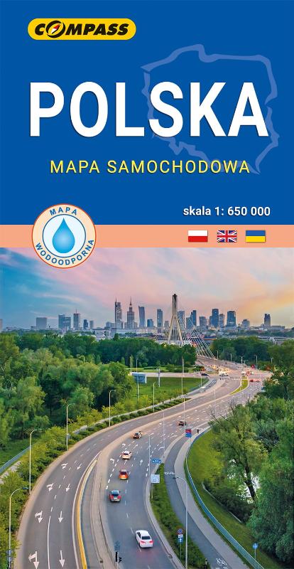 Maps - Road maps, atlases - Polska. Mapa samochodowa