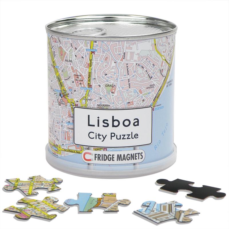 Lisbon city. Magnetic puzzle