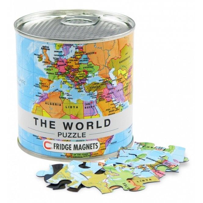 The World. Magnetic puzzle