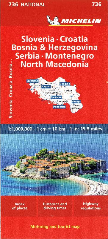 Slovenia, Croatia, Bosnia & Herzegovina, Serbia, Montenegro, North Macedonia